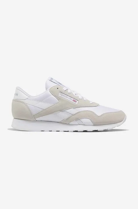 Reebok Classic sneakers CL Nylon culoarea alb, GY7235 GY7235-white