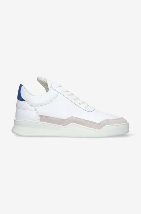 Δερμάτινα αθλητικά παπούτσια Filling Pieces Low Top Ghost χρώμα: άσπρο