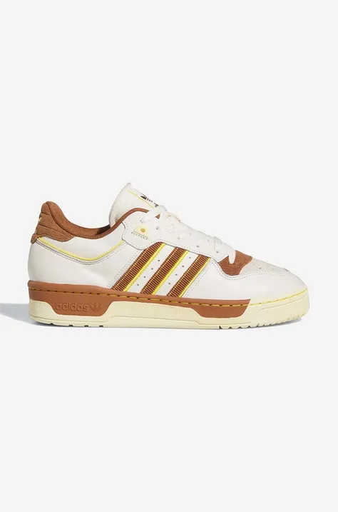 adidas Originals leather sneakers FZ6317 Rivalry Low 86 white color