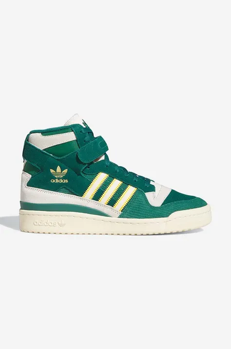 adidas Originals leather sneakers Forum 84 Hi green color