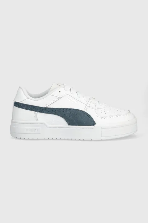 Шкіряні кросівки Puma CA Pro Suede FS колір білий 387327.04-white