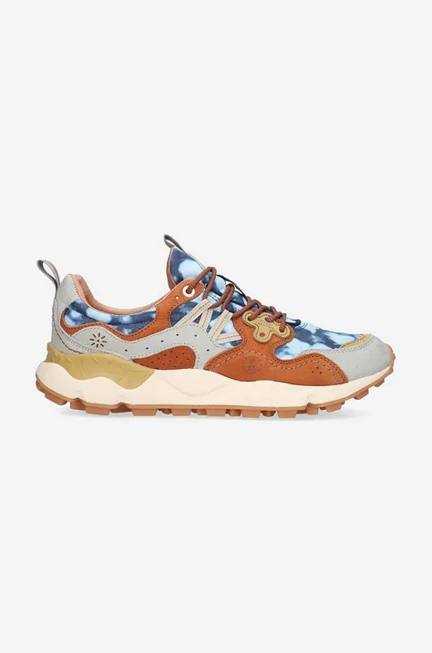 Sneakers boty Flower Mountain hnědá barva, 0012017701.01.2C32-brown