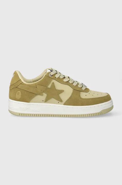 A Bathing Ape sneakers in camoscio