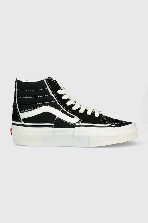 Високи кецове Vans SK8-Hi Reconstruct в черно VN0005UK6BT1