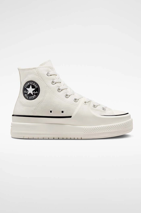 Πάνινα παπούτσια Converse Chuck Taylor All Star Construct χρώμα: άσπρο, A02832C