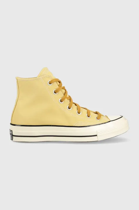 Πάνινα παπούτσια Converse Chuck 70 χρώμα: κίτρινο, A03436C