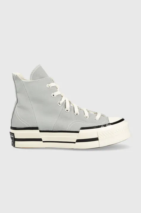 Πάνινα παπούτσια Converse Chuck 70 Plus χρώμα: γκρι, A00741C