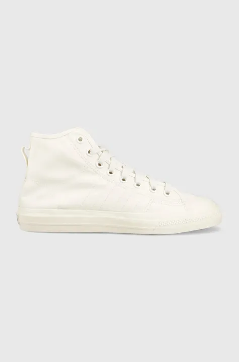 Πάνινα παπούτσια adidas Originals Nizza Hi RF χρώμα: άσπρο