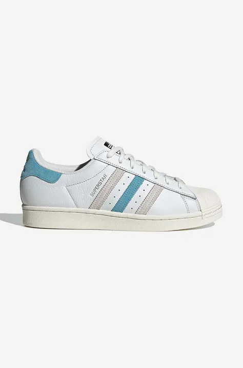 adidas Originals leather sneakers Superstar GZ9381 white color