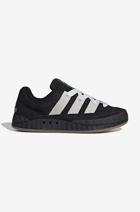 Semišové sneakers boty adidas Originals Adimatic černá barva, HQ6900-black