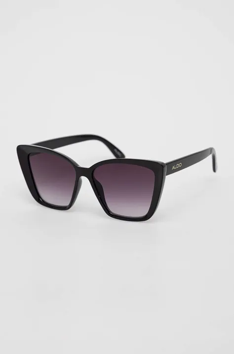 Сонцезахисні окуляри Aldo Alilalla жіночі колір чорний