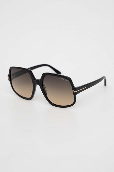 Tom Ford okulary przeciwsłoneczne damskie kolor czarny