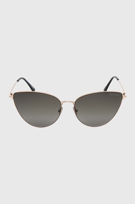 Tom Ford ochelari de soare femei, culoarea negru