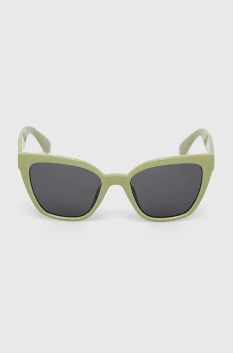 Vans okulary przeciwsłoneczne dziecięce damskie kolor zielony VN0A47RHW0I1-Fern