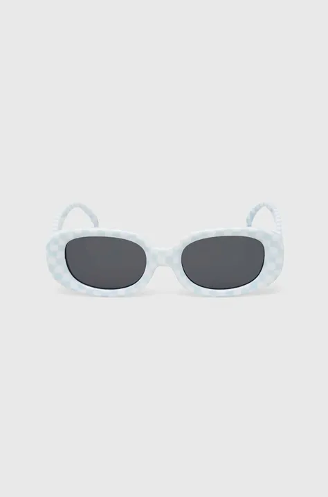 Vans okulary przeciwsłoneczne damskie kolor niebieski VN0007A7G5O1-BLUEGLOW
