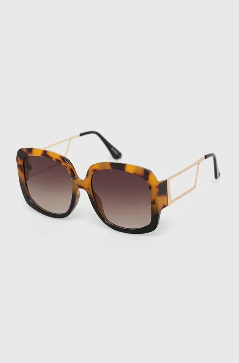 Сонцезахисні окуляри Aldo LESNEWTH жіночі колір коричневий LESNEWTH.240