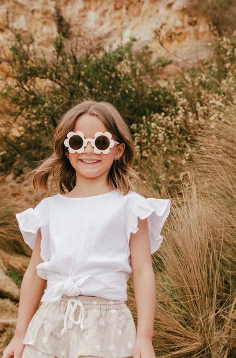 Дитячі сонцезахисні окуляри Elle Porte колір бежевий