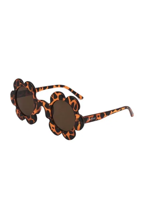 Дитячі сонцезахисні окуляри Elle Porte колір коричневий