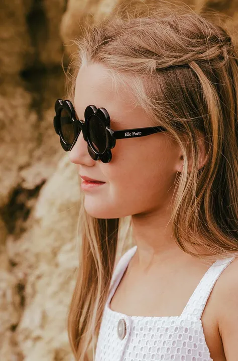 Elle Porte okulary przeciwsłoneczne dziecięce Bellis kolor czarny