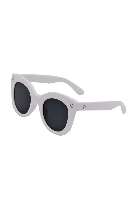 Otroška sončna očala Elle Porte bela barva