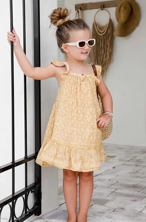 Otroška sončna očala Elle Porte bela barva