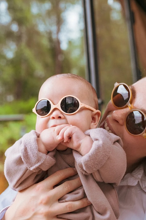 Detské slnečné okuliare Ki ET LA Diabola béžová farba