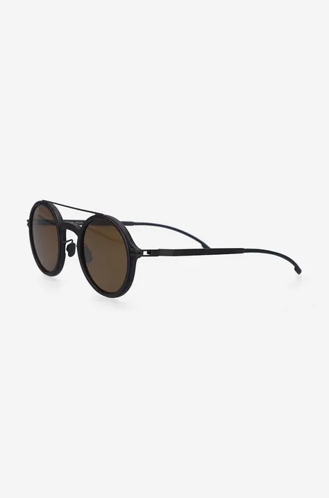 Mykita okulary przeciwsłoneczne Hemlock męskie kolor czarny 10066835.BLACK-BLACK