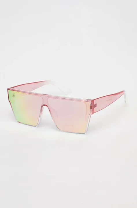 Сонцезахисні окуляри Jeepers Peepers колір рожевий