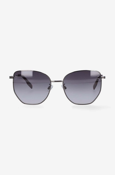 kyme aviator sunglasses silver color