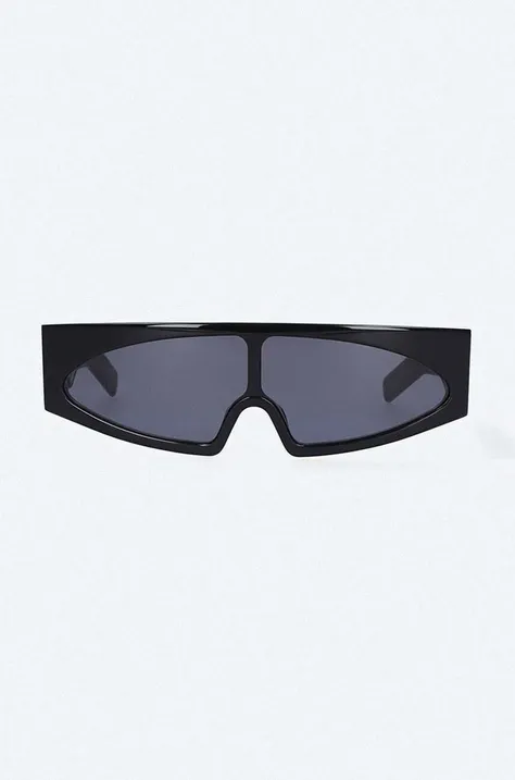 valentino eyewear rectangle frame sunglasses item black color