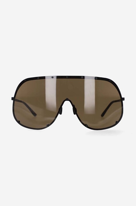 Γυαλιά ηλίου Rick Owens χρώμα μαύρο RG0000006.GBLKBR.0904