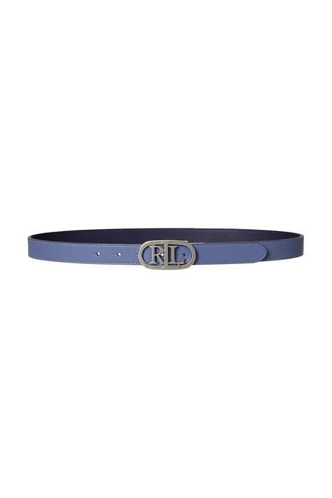 Δερμάτινη ζώνη Lauren Ralph Lauren γυναικεία, χρώμα: καφέ, 412883714