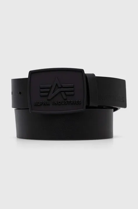 Alpha Industries belt black color