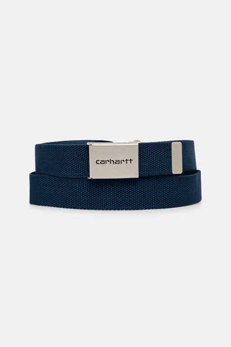 Remen Carhartt WIP Clip Belt Chrome boja: tamno plava, I019176.E7XX