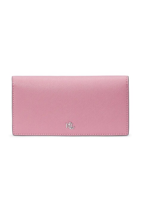 Lauren Ralph Lauren bőr pénztárca sárga, női, 432802917
