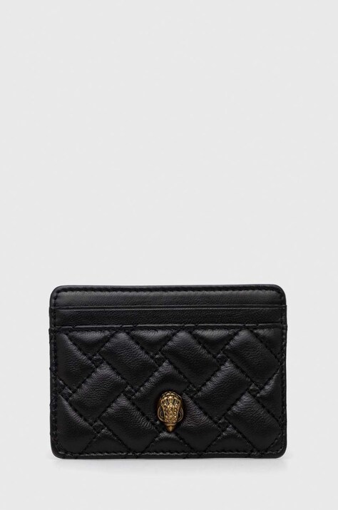 Kurt Geiger London etui na karty skórzane damski kolor czarny