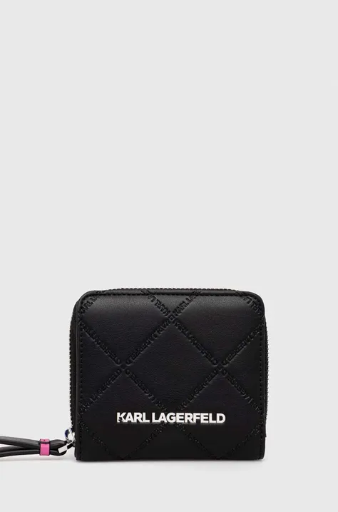 Karl Lagerfeld portofel femei, culoarea negru