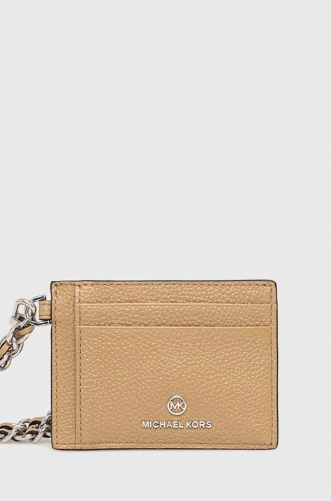 MICHAEL Michael Kors carcasa din piele femei, culoarea maro