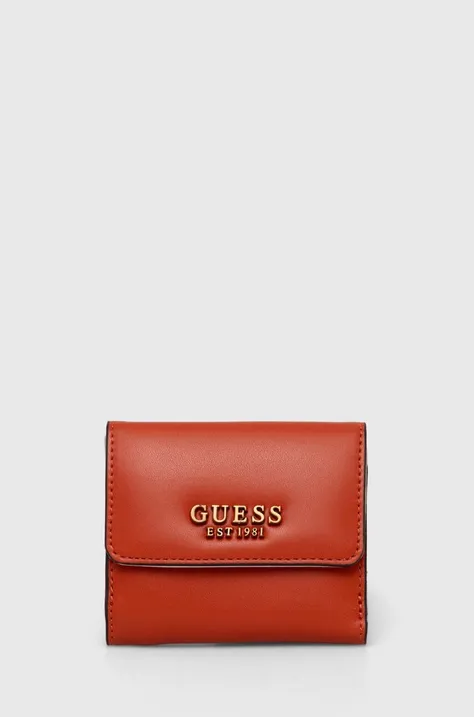 Peňaženka Guess dámsky, oranžová farba