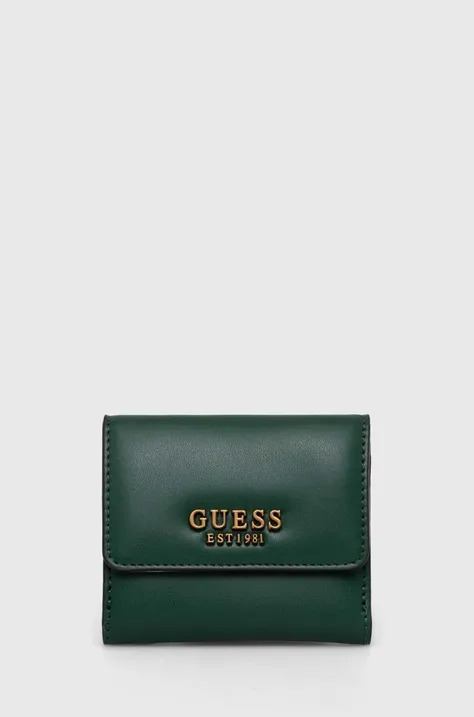 Πορτοφόλι Guess χρώμα: πράσινο