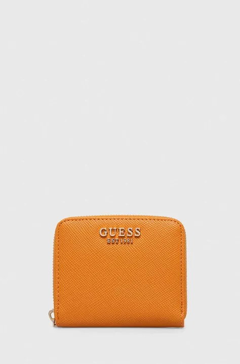 Guess portfel LAUREL damski kolor pomarańczowy SWZG85 00370