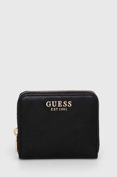 Guess portfel damski kolor czarny