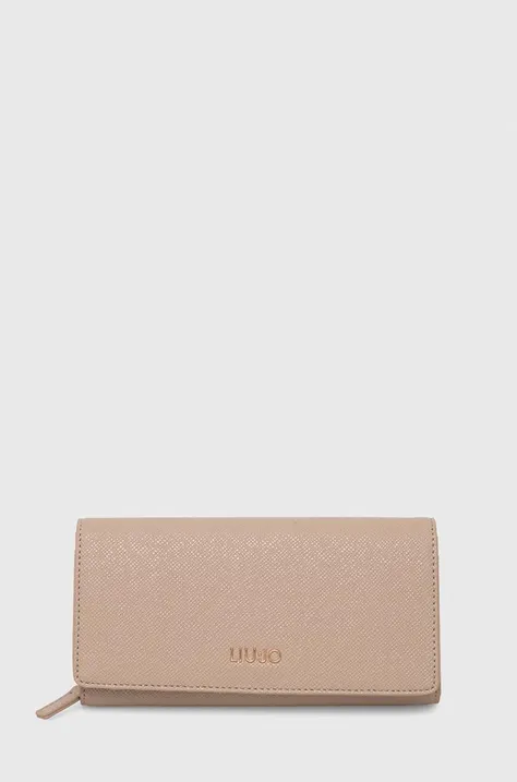 Liu Jo portfel damski kolor beżowy
