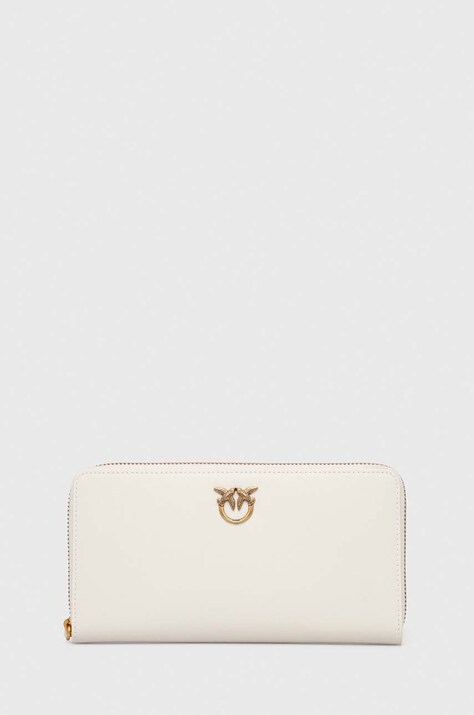 Pinko bőr pénztárca fehér, női, 100250 A0F1