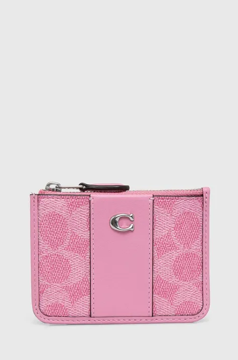 Coach portfel damski kolor różowy