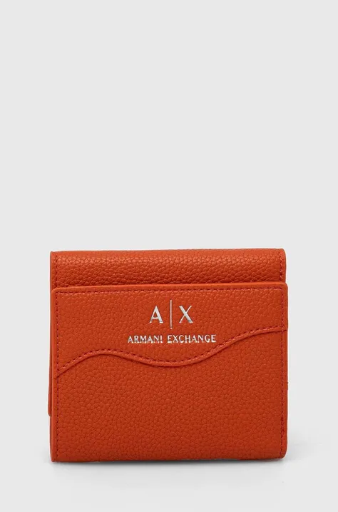 Armani Exchange portfel damski kolor pomarańczowy 948530 CC783