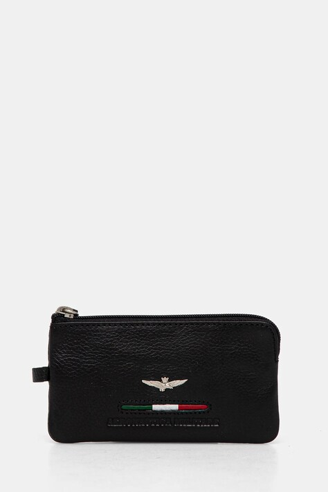 Aeronautica Militare husa de chei din piele culoarea negru