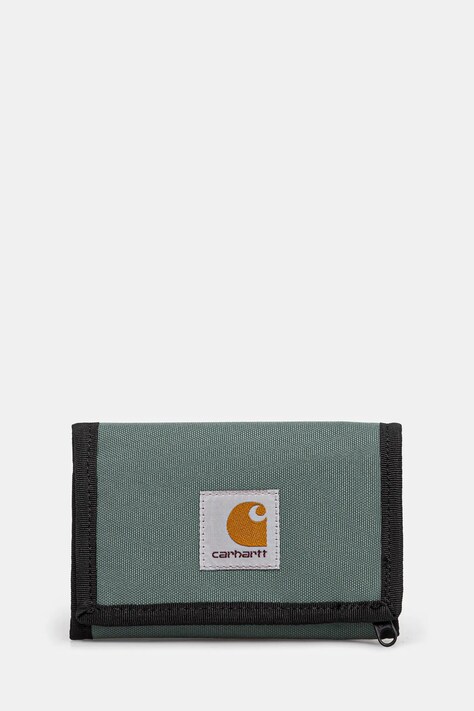 Peňaženka Carhartt WIP Alec Wallet zelená farba, I031471.2M2XX