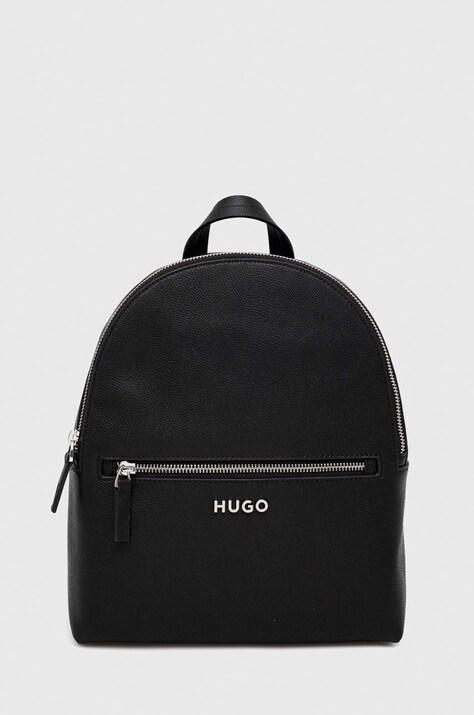 HUGO plecak damski kolor czarny mały gładki 50486979