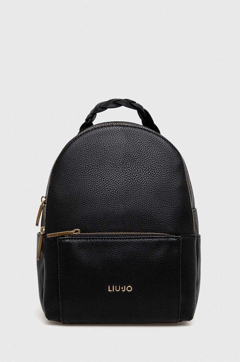 Liu Jo rucsac femei, culoarea negru, mic, neted